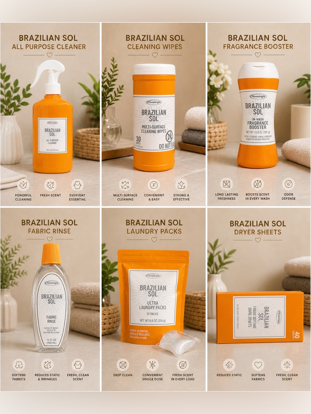 ✨ BRAZILIAN SOL HOME ESSENTIALS ✨